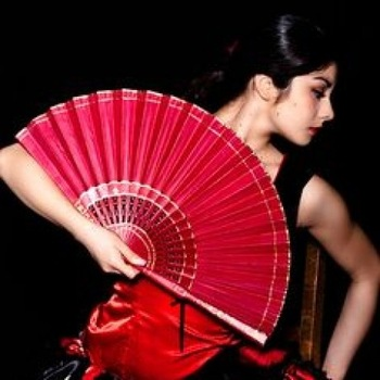 โลโก้ตามสั่ง 13 นิ้ว คล็อค พับพัดลมมือ พับพัดลมมือไม้ยางขนาดใหญ่ ช่องว่าง คล็อคลมลมพัดลมสับลิเมชั่นสําหรับงานแต่งและเต้นรํา 14