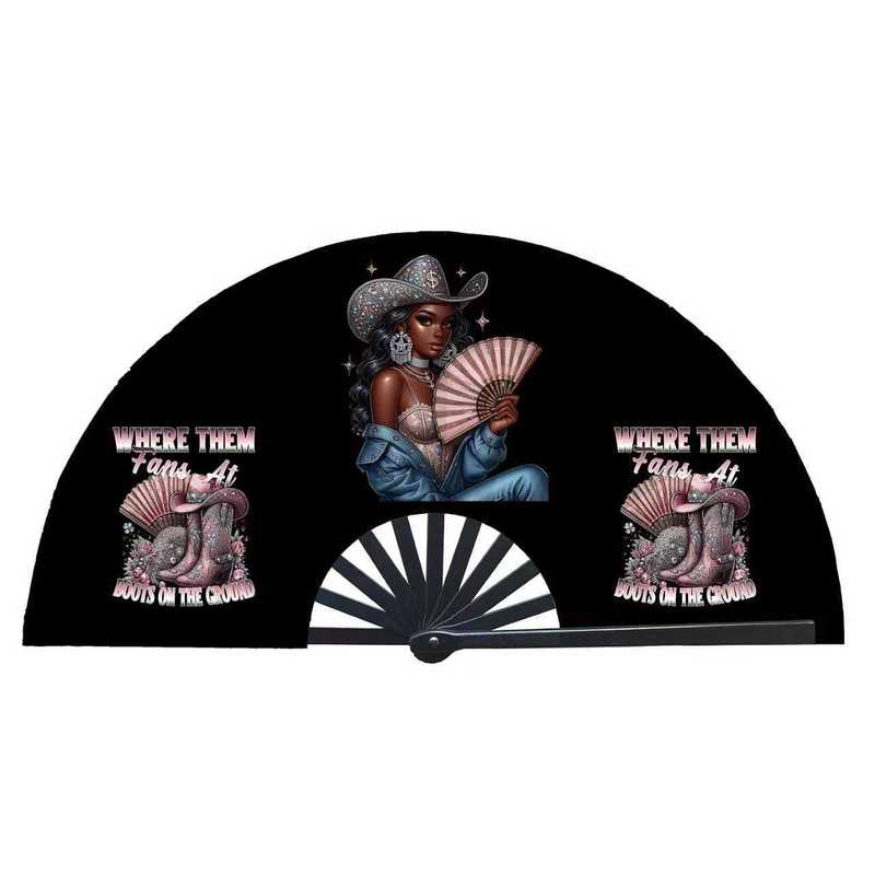 Customizable Bamboo Carved Painted Hand Fan for Home Decoration and Business Gift