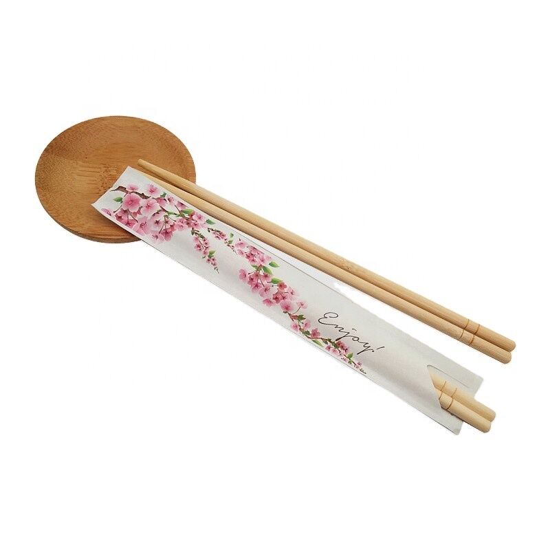 Wholesale Eco-Friendly Customizable Disposable Bamboo Chopsticks with 4.0-5.0mm Thickness for Restaurants and Household Use