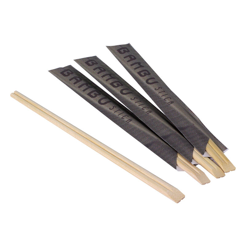 100% Natural Moso Bamboo Chopsticks with High Temperature Sterilization and Custom Logo Packing
