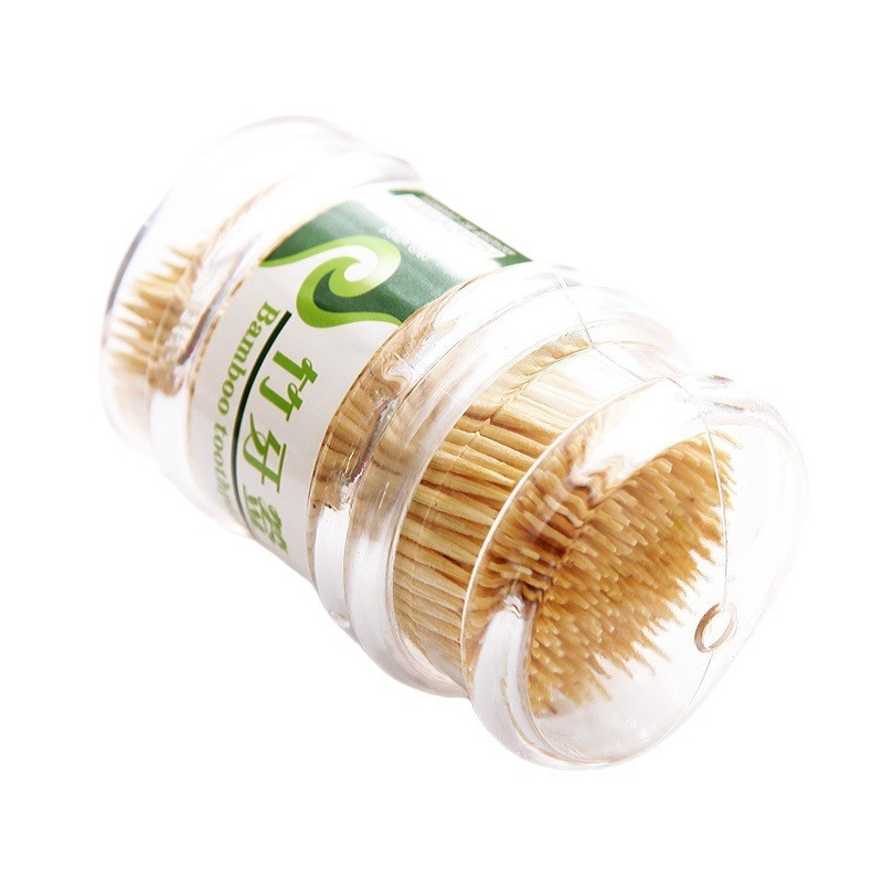Biodegradable Bamboo Toothpicks Individual Box Packed