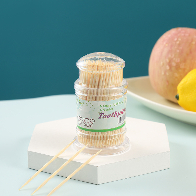Biodegradable Bamboo Toothpicks Individual Box Packed